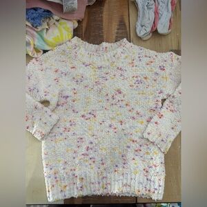 Cat & Jack girls boucle sweater XS 4/5